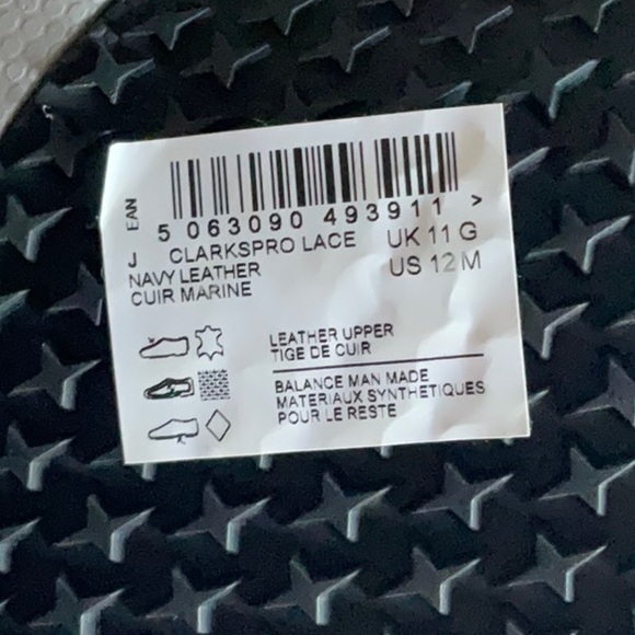 Clarks Pro Men's Navy Sneakers - Picture 6 of 10